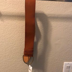 Cognac belt brand new never worn sitting in closet